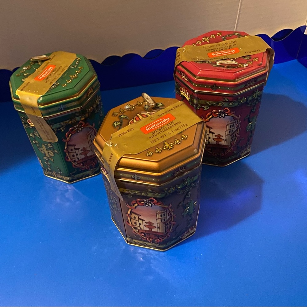 Stieffenhofer European Musical Cookie Tin